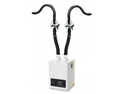 BOFA Systém V250 Odsávací jednotka<br>2x Pružná hadice průměru 50mm a délce 1,5 m<br>  2x odsávací rameno o délce 65 cm<br> 2x konzola pro uchycení odsávacího ramene<br> Kombi filtr a první filtr