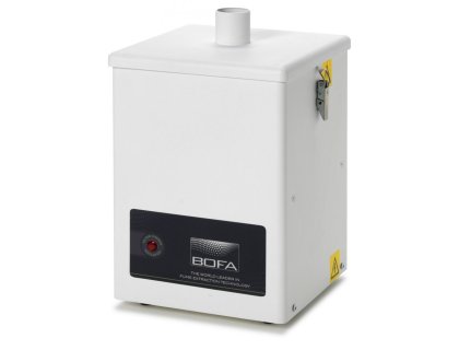 BOFA Systém V200 Odsávací jednotka<br>1x Pružná hadice průměru 50mm a délce 1,5 m<br>  1x odsávací rameno o délce 65 cm<br> 1x konzola pro uchycení odsávacího ramene<br> Kombi filtr a první filtr