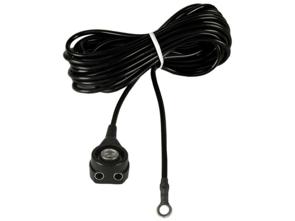 Zemnící kabel s dvěma banánkovými zdířkami pro ESD podložky