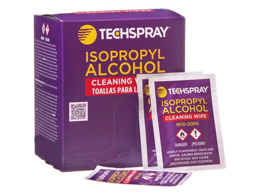 Isopropylalkohol - sycené utěrky