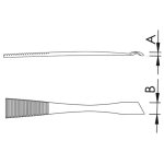 571-583SA Pinzeta pro komponenty 583-SA, kolmá, 1,0mm
