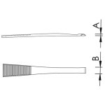 571-583SA Pinzeta pro komponenty 583-SA, kolmá, 1,0mm