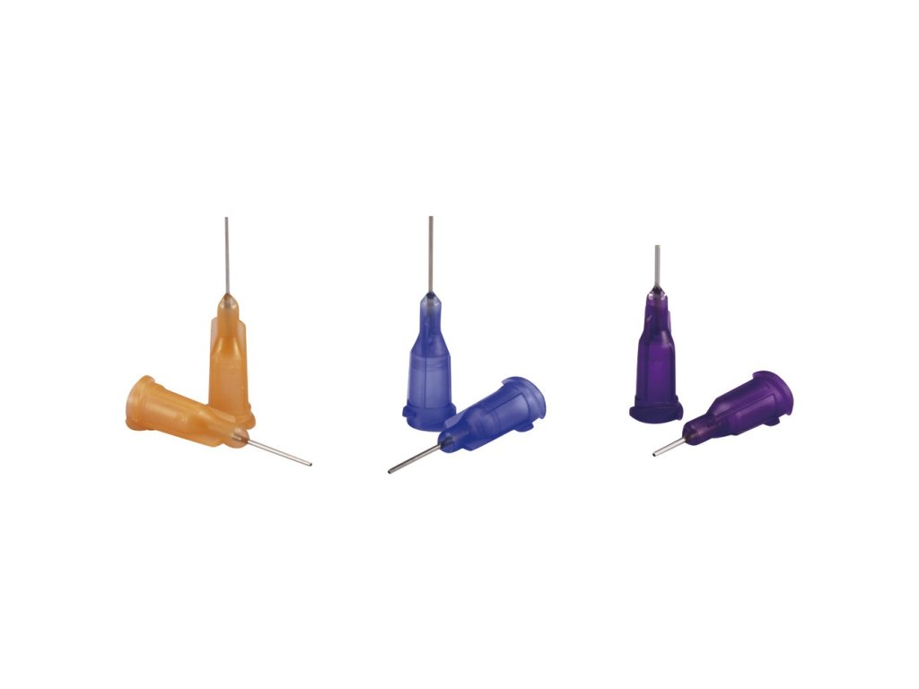 Dávkovací jehly 38,1 mm (1,5") 0,20mm, 27G, transparentní
