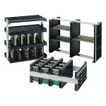 Rámečky pro přepravu DPS Al profil	53x352mm
