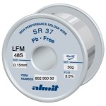 bezolovnatá pájka, SR37 LFM-48 S 0,8 mm - 500 g