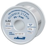 bezolovnatá pájka, Gummix 21Zeta 0,5 mm - 500 g