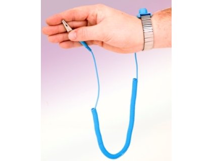 Kovové náramky Zemnící náramek s drukem 4mm