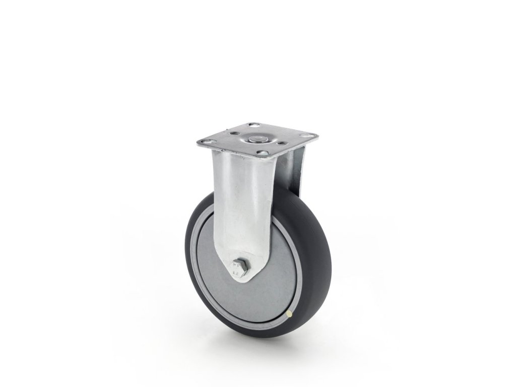 ESD kolečko pevné , zinkovaná ocel Průměr: 125 mm