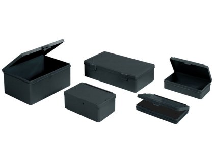 Krabičky s odklápěcím víkem, ESD 221 x 121 x 55 mm