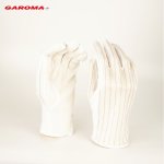 ESD polyesterové rukavice PVC body na prstech a dlani XL