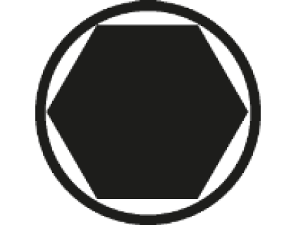 Bit Standard Šestihranná kulová hlava MagicRing 1/4" 38 mm 6,0