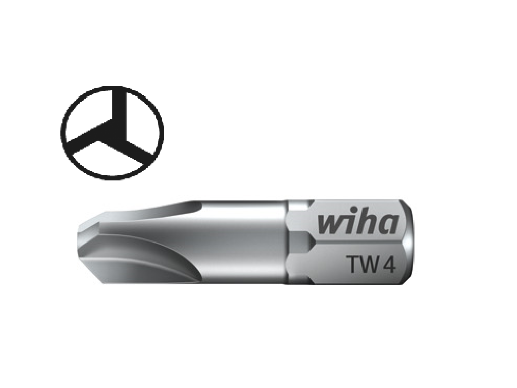 Bit standard Tri-Wing 1/4" 25 mm Tri-Wing 5