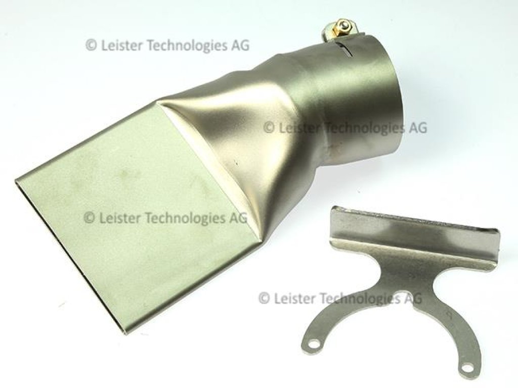 Přeplátovací tryska 75 x 2 mm s podpěrou