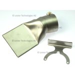 Přeplátovací tryska 75 x 2 mm s podpěrou