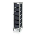ESD systémové přepravní podvozky pro euro přepravky výška 200cm 4 x výsuv, 2 x ESD EG 64/42 HG, 2 x ESD EG 64/32 HG