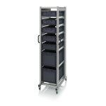 ESD systémové přepravní podvozky pro euro přepravky výška 200cm 4 x výsuv, 2 x ESD EG 64/42 HG, 2 x ESD EG 64/32 HG