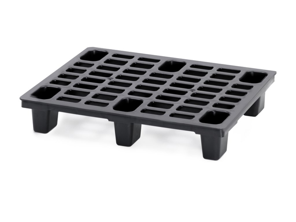 ESD lehké palety bez bezpečnostního okraje 120 x 100 x 15,5 cm se 3 lyžinami