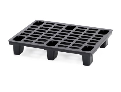 ESD lehké palety bez bezpečnostního okraje 120 x 100 x 15,5 cm se 3 lyžinami
