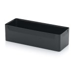 ESD vkládací boxy Dvojnásobné dělení podélné 56,3 x 18,3 x 10 cm