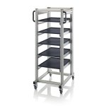 ESD systémové přepravní podvozky pro euro přepravky výška 134cm 2 x výsuv, 2 x ESD EG 64/42 HG