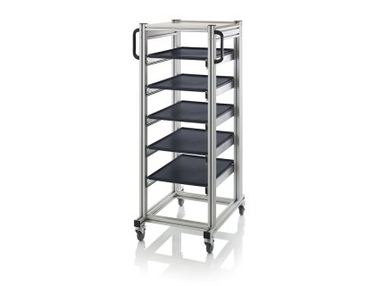 ESD systémové přepravní podvozky pro euro přepravky výška 134cm 2 x výsuv, 2 x ESD EG 64/42 HG