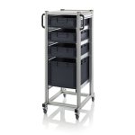 ESD systémové přepravní podvozky pro euro přepravky výška 134cm 2 x výsuv, 2 x ESD EG 64/42 HG