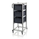 ESD systémové přepravní podvozky pro euro přepravky výška 134cm 2 x výsuv, 2 x ESD EG 64/42 HG