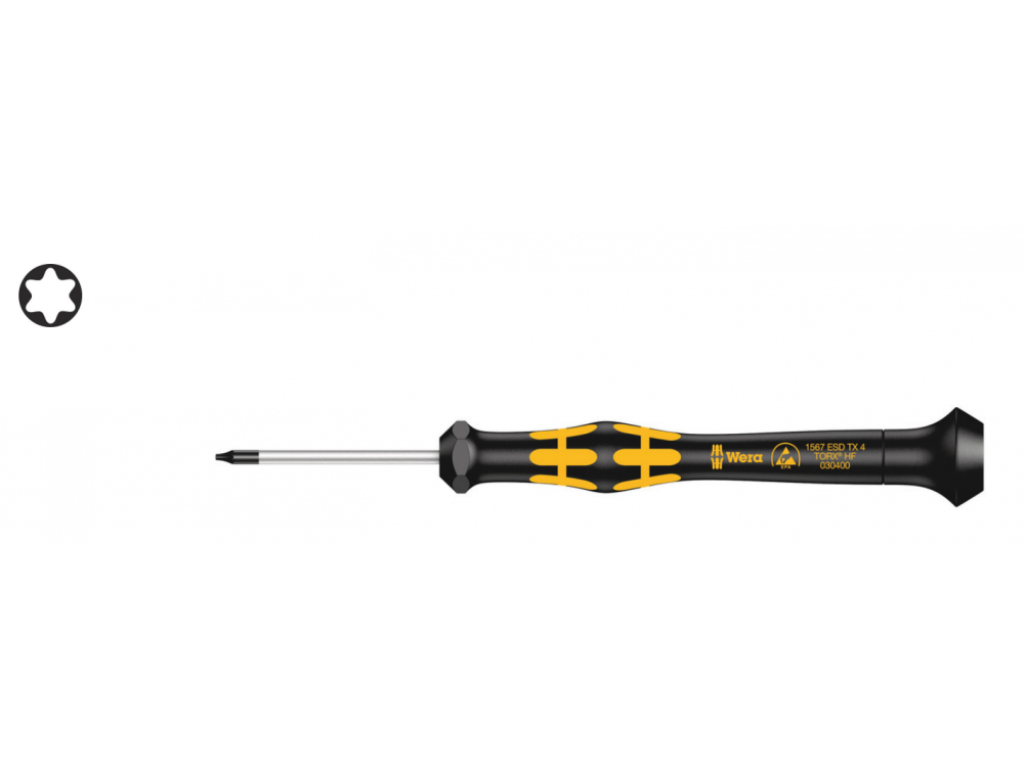 TORX® HF šroubováky ESD KRAFTFORM MICRO s přidružovací funkcí 5