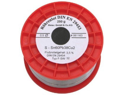 Olovnatá pájka Sn60Pb40 1,0 mm - 1000 g