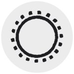 Sada 5 kusů diamantových pilníků 215 mm, D126