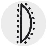 Sada 5 kusů diamantových pilníků 140 mm, D126