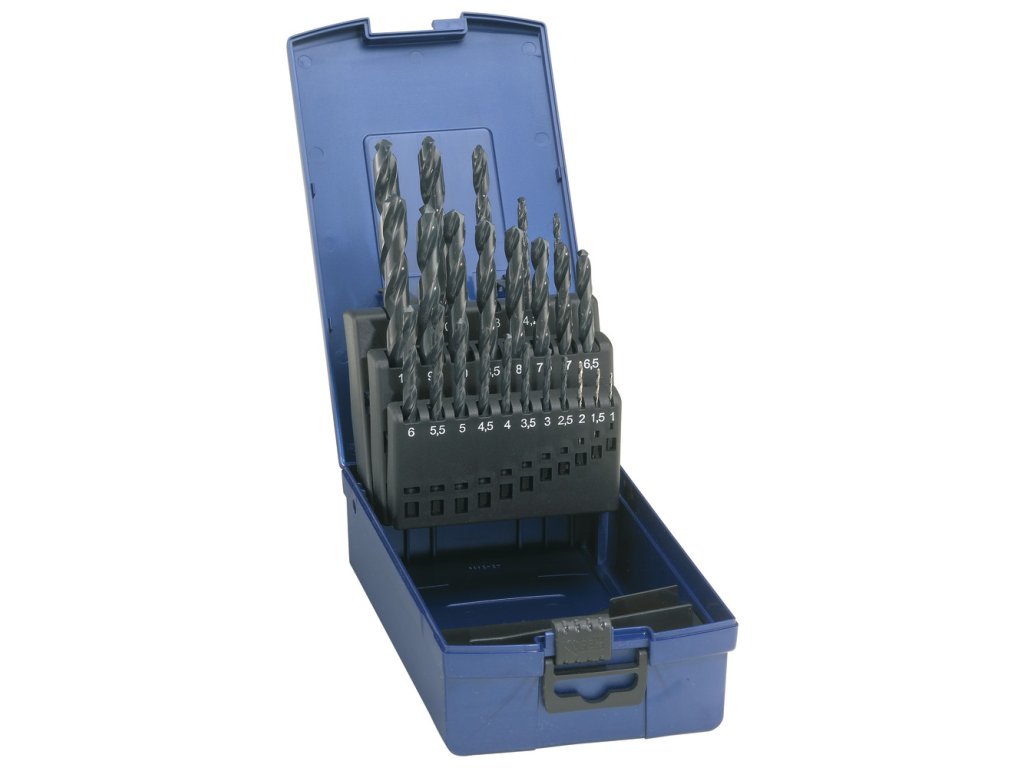 Sada vrtáků DIN 338 N HSS 1-10,5 mm
