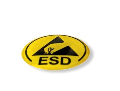 ESD 3D samolepka