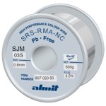 bezolovnatá pájka, SRS RMA-NC SJM 0,8 mm - 500 g